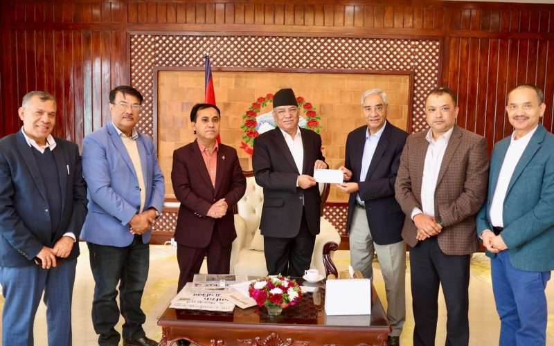 प्रधानमन्त्री राहत कोषमा काँग्रेसको ५० लाख सहयोग