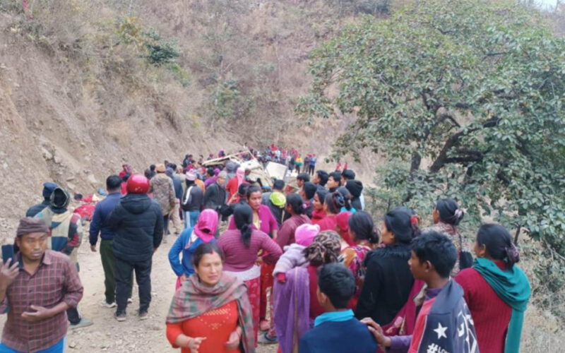 पाल्पा जिप दुर्घटनामा मृत्यु हुनेको संख्या ८ पुग्यो