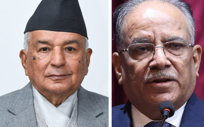 राष्ट्रपति र प्रधानमन्त्रीबीच भेटवार्ता: सदनको गतिरोधबारे छलफल