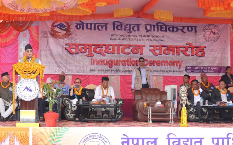 ठूला पूर्वाधारको निर्माण सम्पन्न हुँदा आशाको सञ्चार प्रवाह गरेको प्रधानमन्त्रीको भनाई