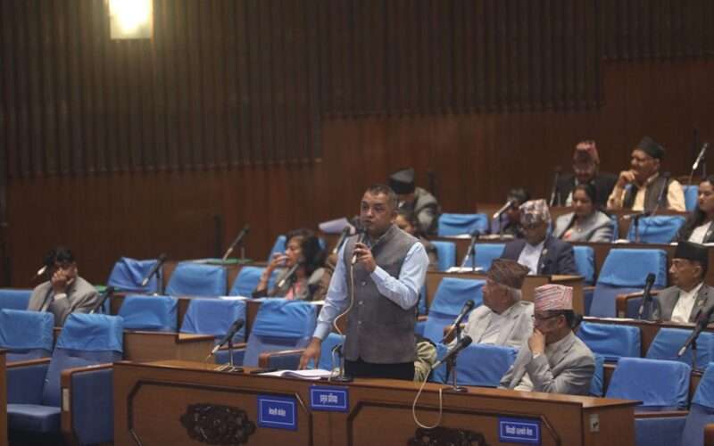 सदन  चटकेले सडकमा  जस्तो बोल्न पाउने ठाउँ होइन : गगन थापा