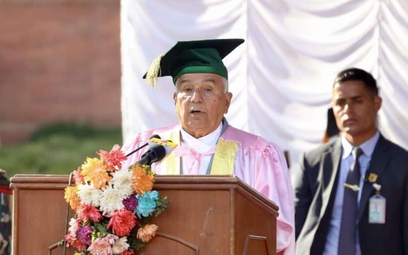भोलि देशलाई कुन दिशामा लैजाने हो, त्यो तपाईंहरूकै हातमा छ : राष्ट्रपति रामचन्द्र पौडेल
