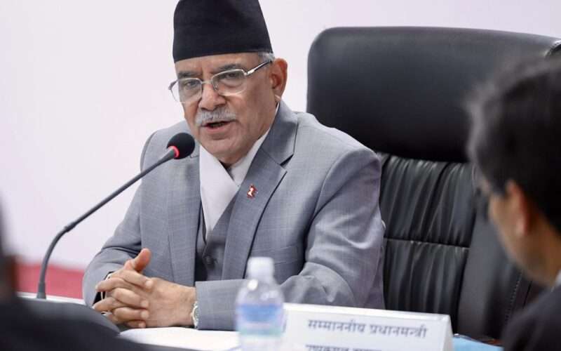 संविधानको धारा ७६ को उपधारा ३ अनुसार जो प्रधानमन्त्री हुनुपर्ने हो उनी लिन तयार छैनन्: प्रधानमन्त्री पुष्पकमल दाहाल