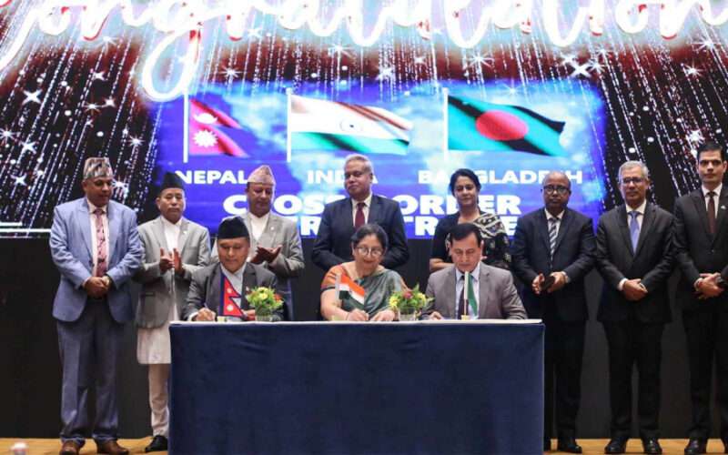 नेपालमा उत्पादित विद्युत बंगलादेश निर्यात गर्न नेपाल-भारत-बंगलादेशबीच त्रिपक्षीय सम्झौता
