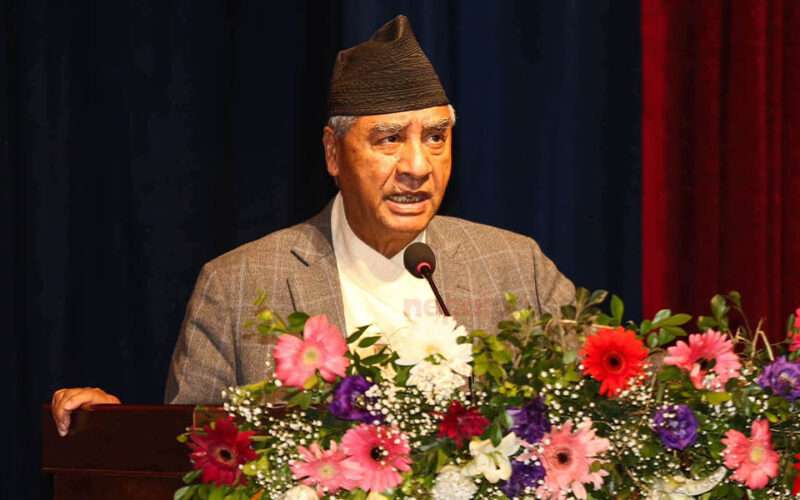 युवालाई आवश्यकताअनुसार उद्यमशीलतामा जोड्न नसकिए अझै युवा विदेशिनेक्रम बढ्ने छ: नेपाली कांग्रेसका सभापति एवं पूर्वप्रधानमन्त्री शेरबहादुर देउवा