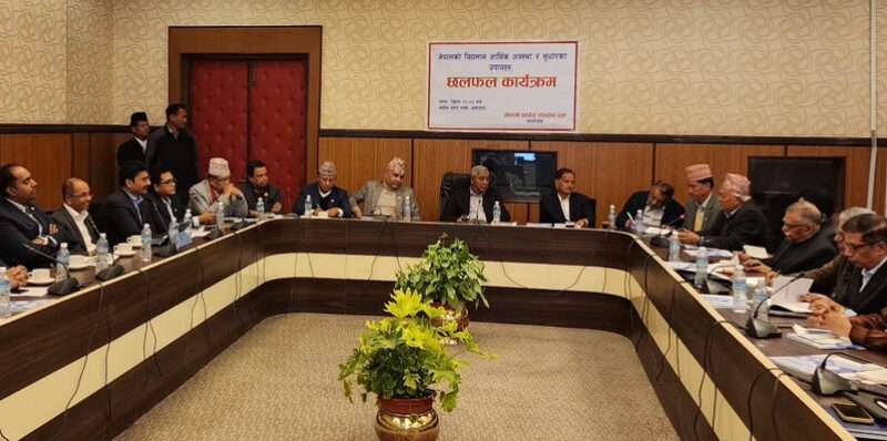 नेपाली कांग्रेसले अर्थतन्त्रका जानकारहरूसँग गर्‍यो मुलुकको विद्यमान आर्थिक अवस्था र सुधारका उपायहरूबारे सुझाव सङ्कलन