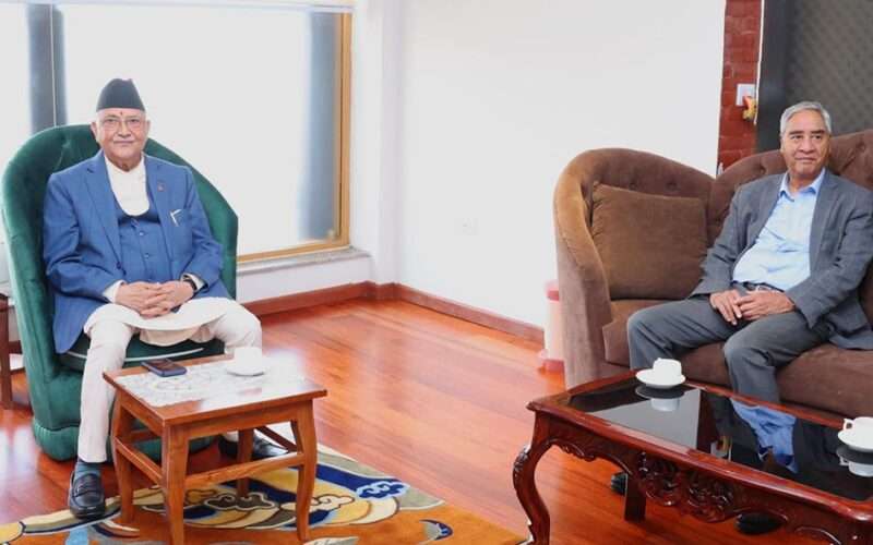 नेपाली कांग्रेस र नेकपा एमालेले सत्ता सहकार्यलाई सहज बनाउन  बनाए दुई दलीय कार्यदल