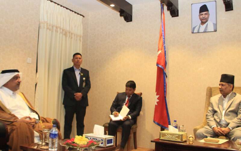 कतारमा जेल सजाय भुक्तान गरिरहेका नेपालीलाई आममाफी दिन वा जेलको समय घटाउन उपराष्ट्रपति रामसहाय प्रसाद यादवको आग्रह