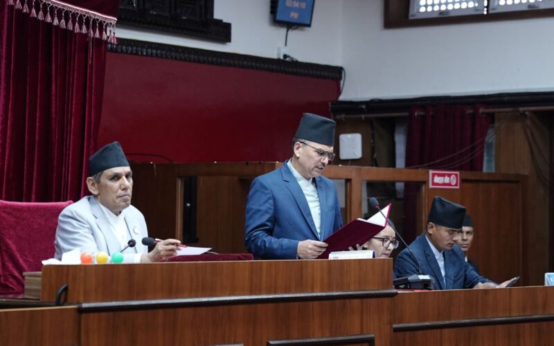 ग्यास अभावबारे राष्ट्रिय सभा अध्यक्षलेद्वारा  सरकारको ध्यानाकर्षण
